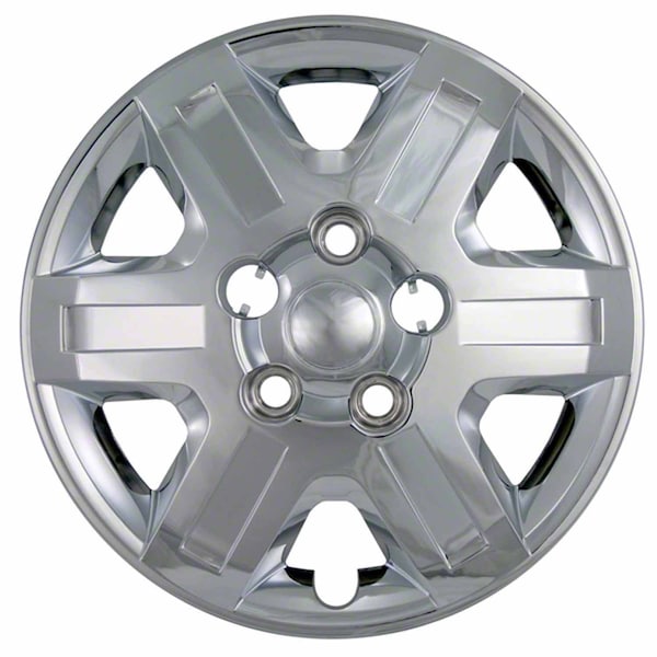 Coast2Coast 16", 6 Spoke, Chrome Plated, Plastic, Set Of 4, Bolt On IWC45116C - main